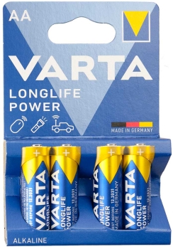 Batterie R06 Mignon,  4 Stück Packung, Varta